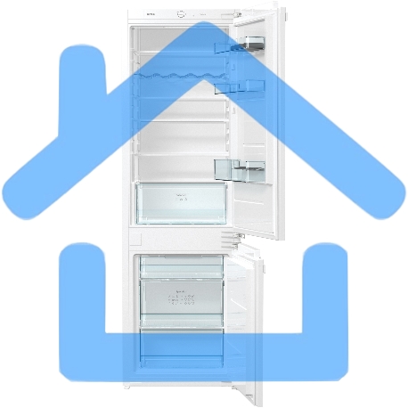 Встраиваемый холодильник Gorenje RKI2181E1 белый (двухкамерный), встраиваемый-5