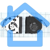 Вентилятор (кулер) для ноутбука Asus U41 U41J U41JF U41S U41SV 4pin