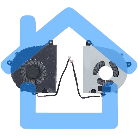 Вентилятор (кулер) для ноутбука Clevo W110 W150 W170 VER-2