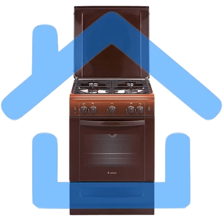 Плита газовая Gefest ПГ 6100-01 0001 коричневый, конфорок 4 шт, духовка 52 л, 60 см x 85 см x 60 см
