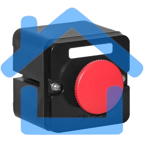 Пост кнопочный ПКЕ-212/1 красн. гриб. Электродеталь ПКЕ-212/1.1К.Гр