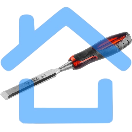 Стамеска MIRAX с двухкомпонентной прозрачной рукояткой, 20мм