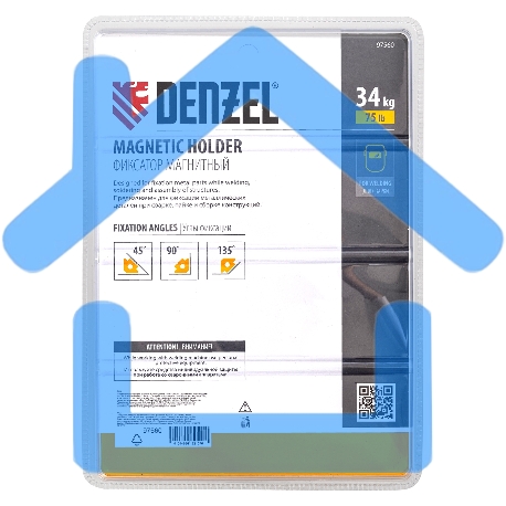 Фиксатор магнитный для сварочных работ усилие 75 LB Denzel