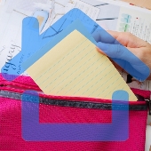 Блок самоклеящийся бумажный Stick`n Magic 21579 101x150мм, 90 листов, 70 г/м2, пастель, 3 цвета в упаковке, в линейку