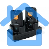 Сканер штрих-кодов BS80 Piranha II 2D CMOS Bluetooth scanner, reads both 1D and 2D barcodes. Supports Apple iOS, Android & Windows devices. Compatible with Bluetooth 4.0/3.0/2.1+EDR up to 50 mtr. 1MB memory. USB-C cable included.