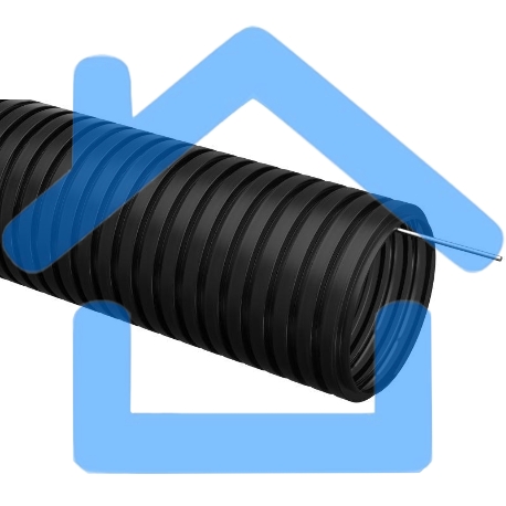 Труба гофр. Iek CTG20-25-K02-025-1 ПНД d 25 с зондом (25 м) черный-1