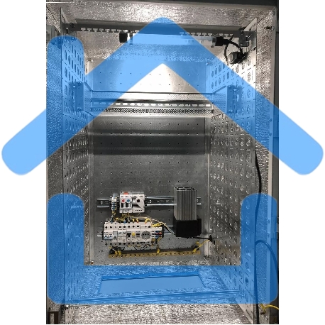 Шкаф уличный всепогодный укомплектованный настенный ЦМО ШТВ-Н, IP65, 18U, корпус: сталь, 900х600х530 мм (ВхШхГ), серый-3