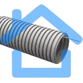 Труба гофрированная IEK ПВХ d 25 с зондом (50 м) 106382
