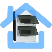 Бокс пластиковый ЩРВ-П-24 IP41 белый KRANZ