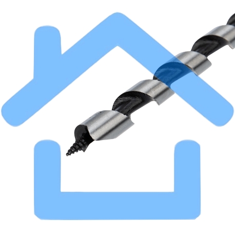 Сверло винтовое по дереву 10х460 мм (шестигранный хвостовик) Kranz-2