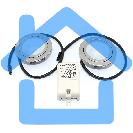Комплект для замены светильника FT8251 для вытяжек Elikor на светодиодный (БП + 2 светильника)