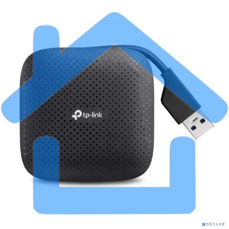 Разветвитель USB 3.0 TP-Link UH400 4порт. черный-9