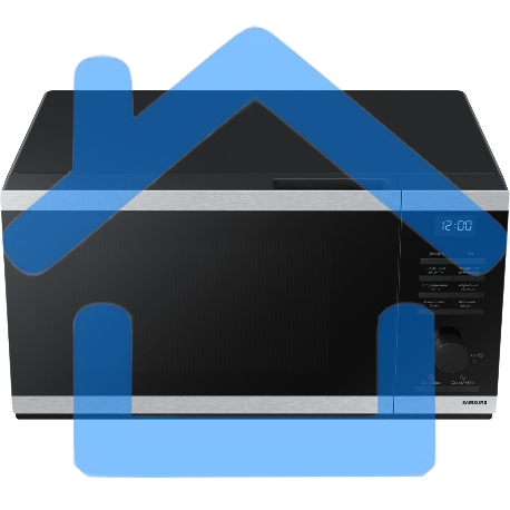 Микроволновая печь Samsung MS23DG4504ATBW нержавеющая сталь/черный, 23 л, 800 Вт, переключатели - сенсор/поворотный механизм-16