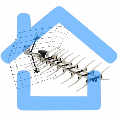 ТB антенна наружная для цифрового телевидения DVB-T2, RX-412-1 Rexant