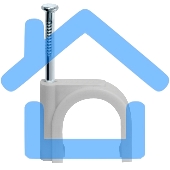 Скоба креп. круглая d4 с гвозд. NCR-04-50 (уп.50шт) Navigator 71065