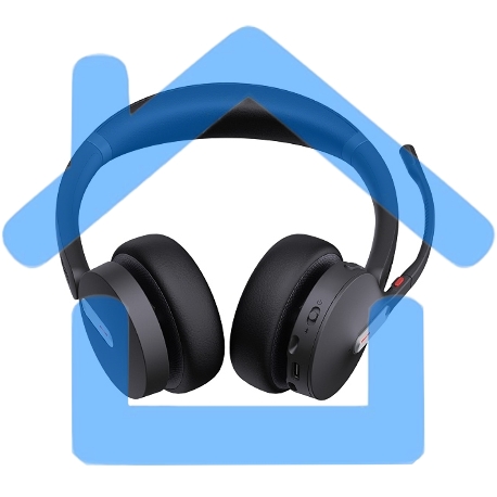 Гарнитура беспроводная Yealink WH64 Dual UC черный-5