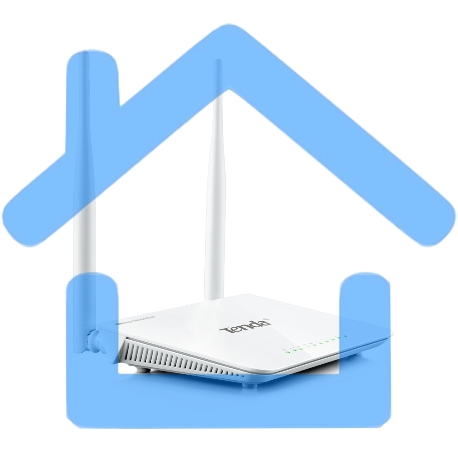 Сетевое оборудование TENDA F300 маршрутизатор 802.11n, до300Мбит/с, 2T2R, LAN: 4х10/100Мбит/с, WAN: 1х10/100Мбит/c, 2 внешние антенны 5дБи.-5