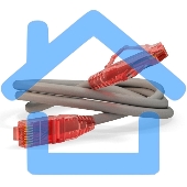 Патч-корд Hyperline U/­UTP, Cat.5e, LSZH, 5 м, серый 