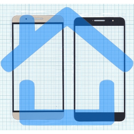 Стекло для Huawei ShotX / Honor 7i золотое-1