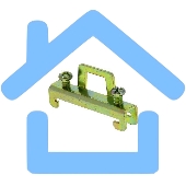 Зажим на DIN-рейку HDW-201 EKF ahdw-201