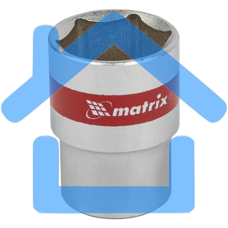 Головка Matrix торцевая 21мм 6-гранная crv под квадрат 1/2'' хромированная-2