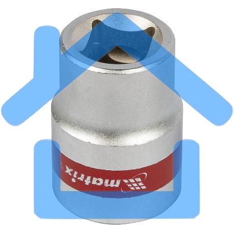 Головка Matrix торцевая 21мм 6-гранная crv под квадрат 1/2'' хромированная-4