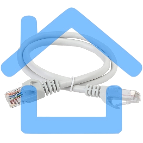 Коммутационный шнур (патч-корд) ITK, кат.5Е UTP, 0,5м, серый-5