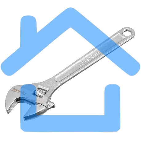 Ключ разводной, 300 мм, хромированный Sparta-5