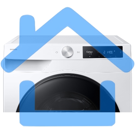 Стирально-сушильная машина Samsung WD11DG6B85BELP белый, загрузка фронтальная 11 кг, 1400 об/мин, класс: A-9