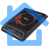 Настольная плитка Sakura SA-7152FS 2000 Вт, индукционный нагревательный элемент, ЖК- дисплей, корпус из закаленного стекла, индикатор работы, регулировка мощности, функция таймера, отсрочка старта. Режимы: суп, каша, кипячение, горячее молоко, барбекю, по