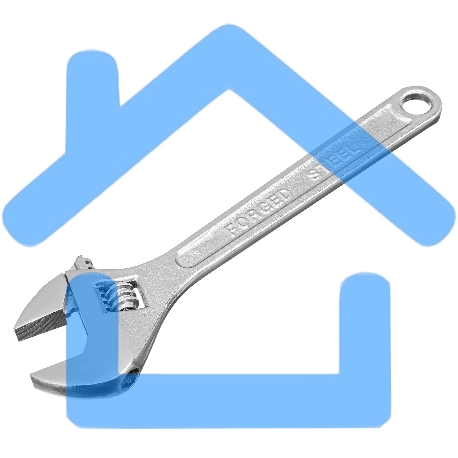 Ключ разводной, 300 мм, хромированный Sparta-1