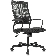 Кресло руководителя Бюрократ CH Balance черный Elastic-102 TW-11 сетка/ткань крестов. металл черный