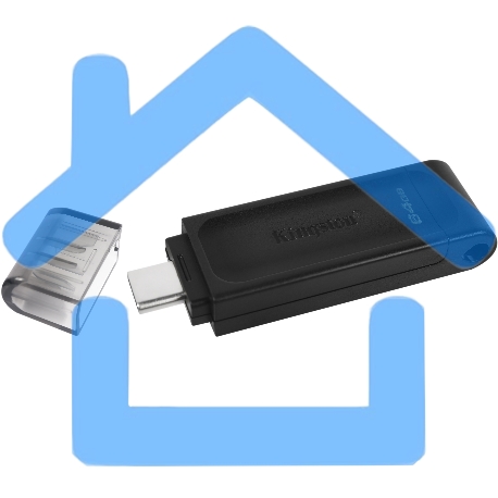 Флешка USB Kingston 64Gb DataTraveler DT70 <DT70/64Gb>, USB-C 3.2 Gen 1-15