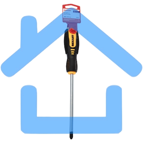 Отвертка крестовая PH 3х150 мм, двухкомпонентная рукоятка Rexant