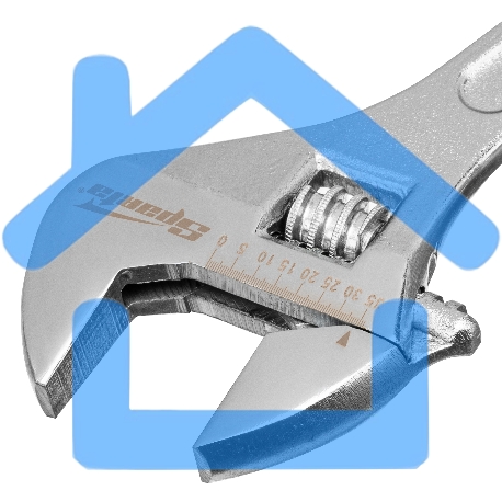 Ключ разводной, 300 мм, хромированный Sparta-3