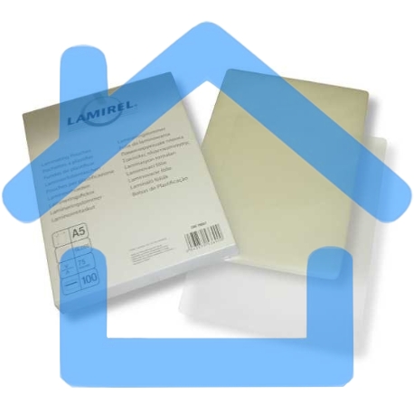 Пленка для ламинирования Lamirel LA-78657 75мкм A5 (100шт) глянцевая