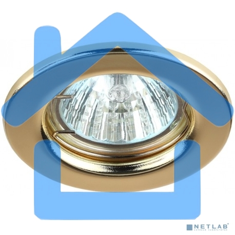 Светильник ST1 GD штампован. MR16 12В 50Вт зол. ЭРА C0043798-1