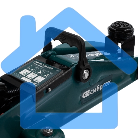 Домкрат гидравлический Сибртех подкатной, 2т, 127-330мм-9