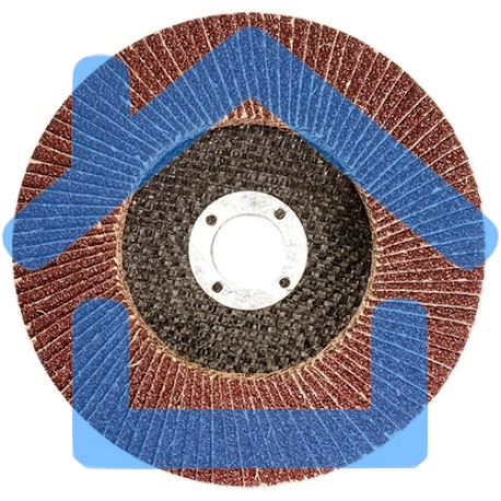 Круг лепестковый Matrix торцевой, P 80, 180x22,2 мм 74075