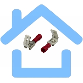 Клемма плоская изолированная гнездо 7.4 мм + штекер - 6.3 мм 0.5-1.5 мм² (РПи-О 1.5-(6.3)/РПИо 1.5-7.5) Rexant