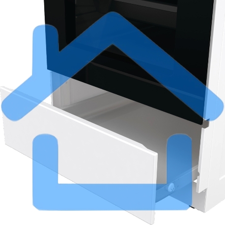 Плита электрическая Gorenje GEC5B41WG белый, конфорок 4 электрических, духовка 62 л, 50 см x 85 см x 59.4 см-7