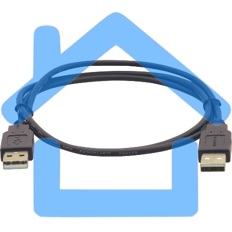 Кабель USB-A 2.0 вилка-вилка, 4,6 м Кабель USB-A 2.0 вилка-вилка, 4,6 м-1