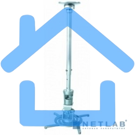 Кронштейн для проектора Cactus CS-VM-PR01L-AL серебристый макс.10кг настенный и потолочный поворот и наклон-3