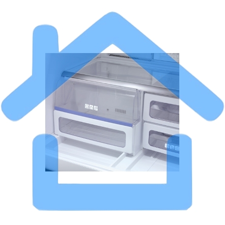 Холодильник Sharp SJ-FS97VSL серебристый трехкамерный 393/207 л морозилка снизу-5