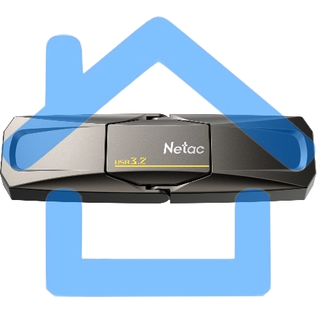 Флешка USB Netac US5 NT03US5C-512G-32TA 512Gb USB 3.2+TypeC Solid State Flash , up to 550MB/500Mb/s-6