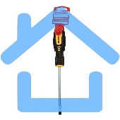 Отвертка шлицевая SL 6х125 мм, двухкомпонентная рукоятка 12-4723 Rexant