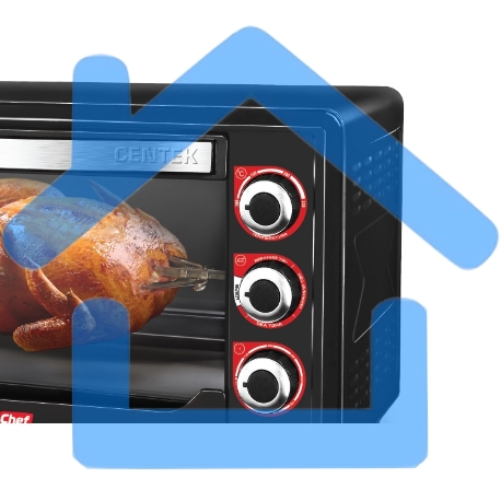 Мини-печь Centek CT-1530-36 GRILL черный-2