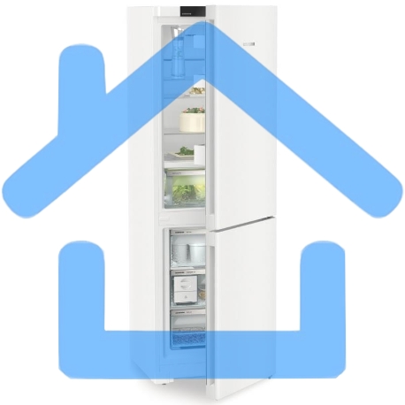 Холодильник Liebherr CBNC 5223-22 001 белый двухкамерный 216/94л морозилка снизу, No Frost-9