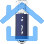 Флешка USB R/W 32Gb Silicon Power Ultima II, USB 2.0, Синий