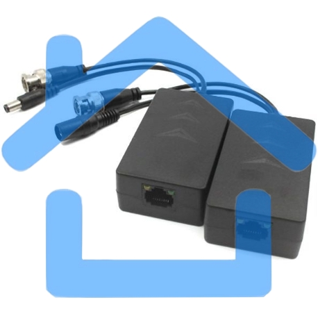 Приемопередатчик 1-канальный пассивный HDCVI/TVI/AHD видеосигнала по витой паре вместе с питанием